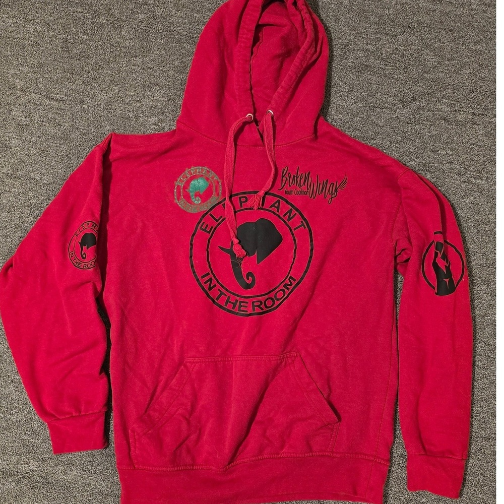 VTG Jon Lauren Elephant In The‎ Room Pullover Sweatshirt L